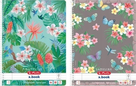 Picture of Herlitz Herlitz 50044245 notatnik A4 80 ark. Róne kolory