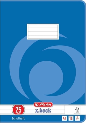 Picture of Herlitz Herlitz Hefte x.book   A4/16 Lin.25   FSC Mix
