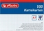 Attēls no Herlitz Herlitz Karteikarte A7 kariert ws 100St hf eingeschweißt mit