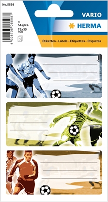 Picture of Herma HERMA  Schuletiketten Vario Fußball