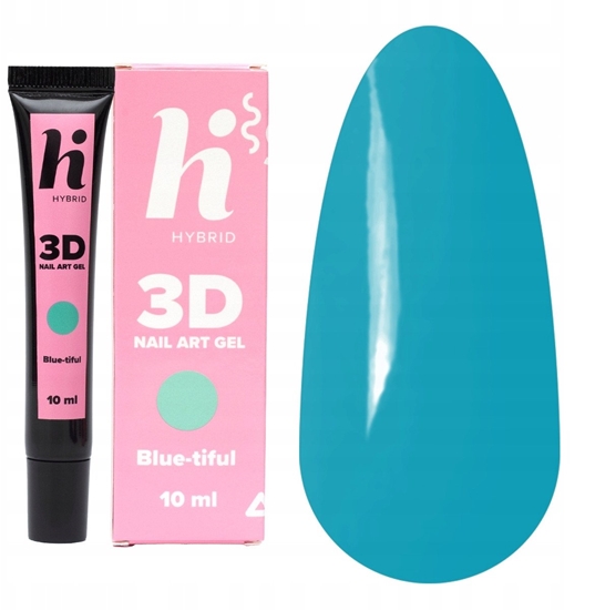 Изображение HI HYBRID Nail Art el do zdobie 3D Blue-tiful 10 ml