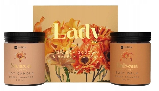 Picture of HISKIN_SET Lady Orange wieczka 200ml + balsam do ciaa 200ml