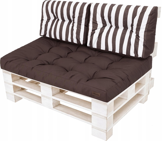 Picture of LEO pallet cushion set:   Seat mattress + Two backrest cushions