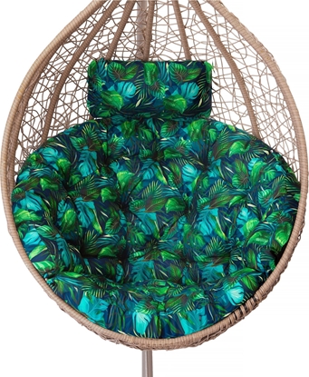 Изображение Hobbygarden PODUSZKA LUNA Z ZAGOWKIEM 3D NIEBIESKIE LICIE