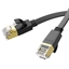 Изображение Hoco US07 General pure copper flat network cable(L=1M) Black