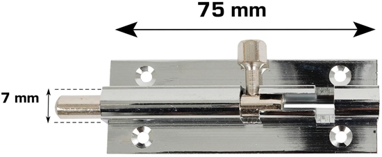 Picture of Home It Home>it® Skudrigle med skruer Ø7 x 75 mm elforzinket