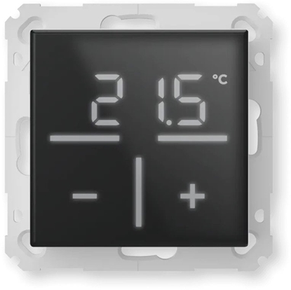 Picture of Homematic IP Glas-Wandthermostat, schwarz