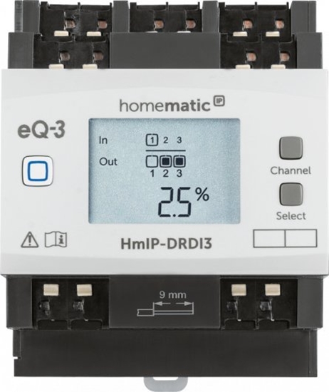 Picture of HomeMatic IP Homematic IP Dimmaktor für Hutschienenmontage  3-fach