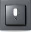 Picture of HomeMatic IP Homematic IP motion detector for 55 frames inside (HmIP-SMI55-A) (anthracite)
