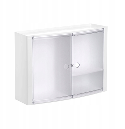 Picture of Horizontal bathroom cabinet white/glazed 8411801222614