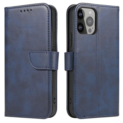 Изображение Hurtel Magnet Case for Samsung A15 with flap and wallet - blue