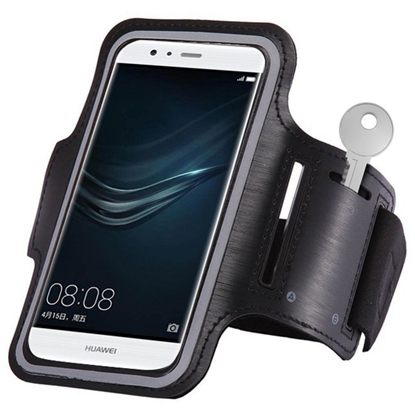 Attēls no Hurtel Universal Running Armband for 6" Smartphones black