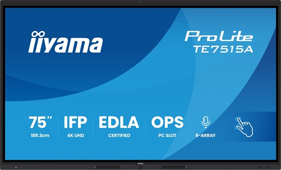 Picture of IIYAMA TE7515A-B1AG 75inch UHD IPS