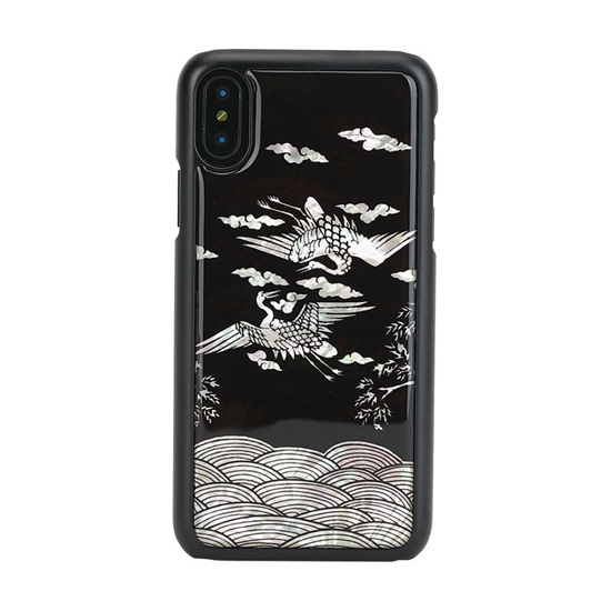 Picture of Ikins Apple SmartPhone case iPhone XS/S crane black