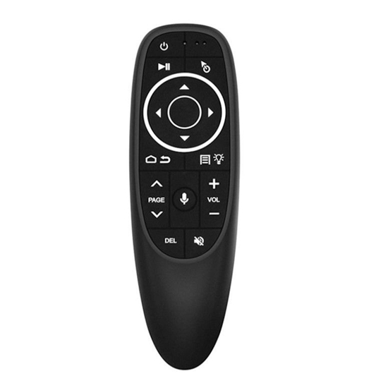 Picture of iLike G10s Pro Universal Smart TV Air Mouse - Wireless / IR Remote Voice Assistant & Gyroscope & LED Black Blue