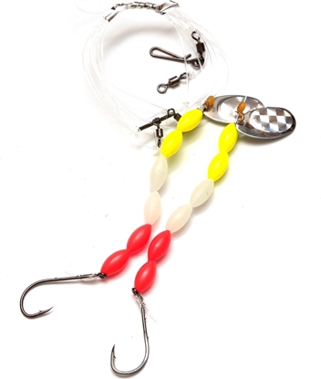 Attēls no Imax Flounder Rig 4 Traffic Light Sp-Blades 2 Hooks #4 (42541)