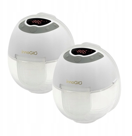 Picture of INNOGIO GIOMUM LINE DISCREET LIGHT- PODWÓJNY ELEKTRYCZNY LAKTATOR MUSZLOWY Z PODWIETLENIEM