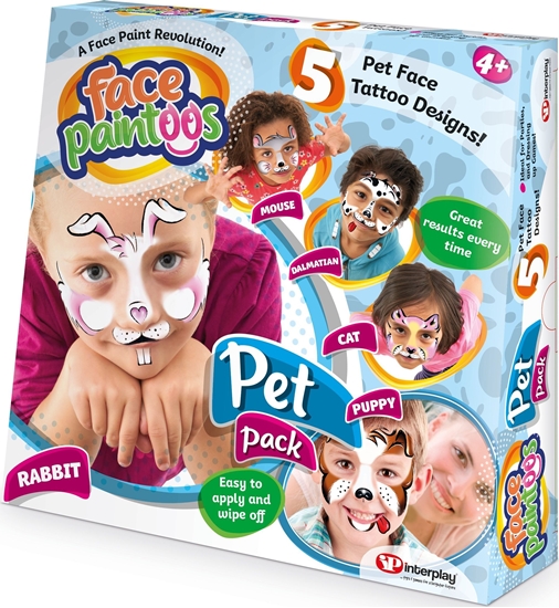 Picture of Interplay Entertainment FACE PAINTOOS Pet Pack, 6 pcs per outer