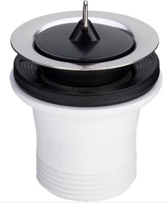 Attēls no Izplūde izlietnei 1 1/2''x70 garā, balta, plast. ∆