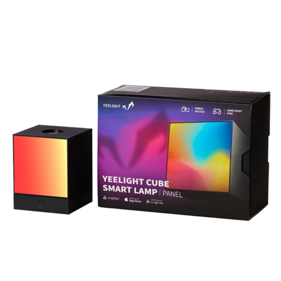 Picture of Yeelight cube smart lamp - light gaming cube panel - rooted base
