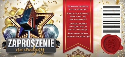 Picture of Yeku Zaproszenie Urodziny (10szt)