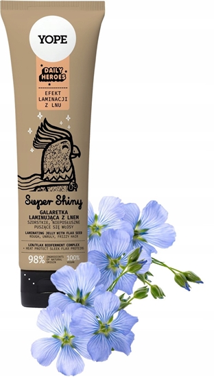 Изображение YOPE_Daily Heros Super Shiny galaretka laminujca do wosów 140ml