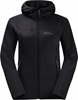 Picture of Jack Wolfskin Jack Wolfskin Hirschberg Hooded FZ W 1710871-6000 Czarne S