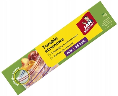 Attēls no JAN NIEZBDNY Torebki strunowe (podwójne zamknicie) Mix - 25 sztuk