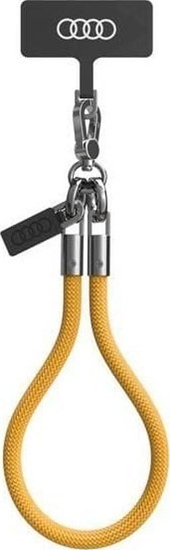Picture of JetWorld Audi uniwersalna smycz do telefonu 28cm 8mm óty/yellow AU-HSL8-R8/D1-YW