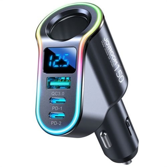 Picture of Joyroom JR-CL21 4in1 Car Charger / Bluetooth / FM Transmitter
