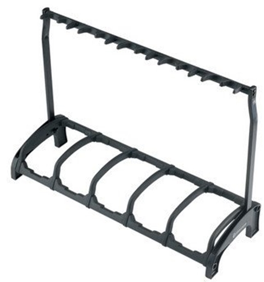 Picture of K&M 17515B floor stand for five guitars