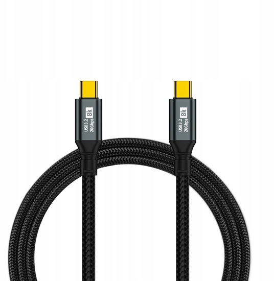 Picture of Kabel USB Bounn USB-C - USB-C 2 m Czarny (JL-8KC2220-2M)