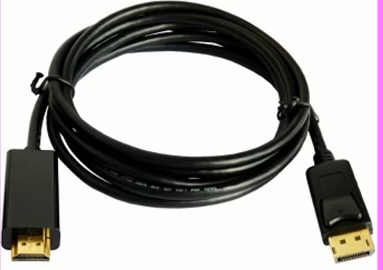 Изображение Kabelis Brackton DisplayPort Male - HDMI Male 2m Black