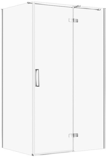 Picture of KABINA PRYSZNICOWA CITY Z ZAWIASAMI CHROM 120X90X195 PRAWA TRANSP