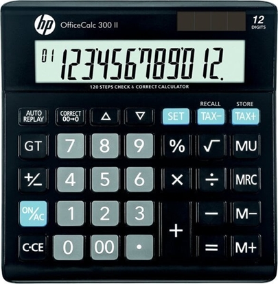 Изображение Kalkulator HP Kalkulator biurowy -OC 300 II/INT BX, 12-cyfr. wywietlacz, 158x151x29mm, czarny