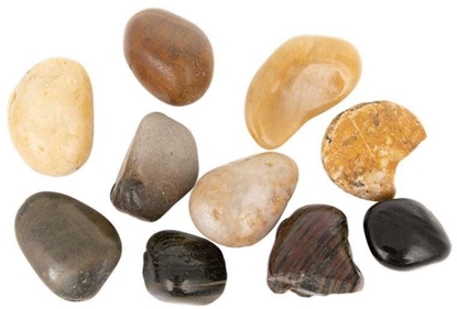 Изображение Kamienie polerowane MIX 30-50mm do akwarium terrarium 10kg/OPAK