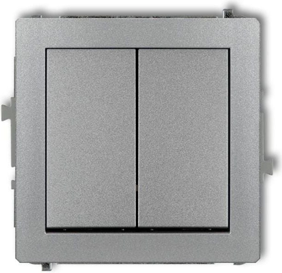 Picture of Karlik cznik podtynkowy wiecznikowy DECO srebrny metalik (7DWP-2)