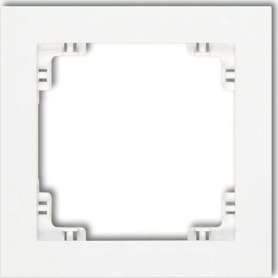 Picture of Karlik Deco Ramka uniwersalna pojedyncza z tworzywa biay mat (25DR-1)