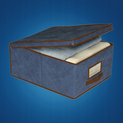 Attēls no Kaste auduma 50x40x25cm Blue 8004226340027