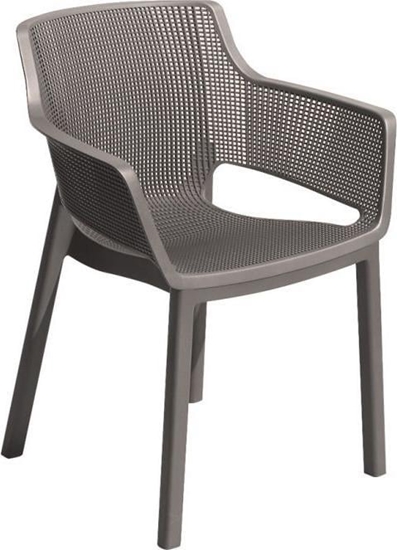 Изображение Keter Krzeso ogrodowe plastikowe ELISA - cappuccino