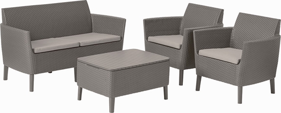 Picture of Keter Zestaw mebli ogrodowych Salemo 2 cappucino