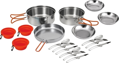 Picture of King Camp Zestaw Naczy Turystycznych Kempingowych KING CAMP Adventurer II Pro