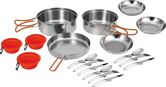 Picture of King Camp Zestaw Naczy Turystycznych Kempingowych KING CAMP Adventurer II Pro