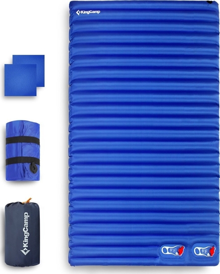 Изображение KingCamp Materac Dmuchany KING CAMP Podwójny z Pompk