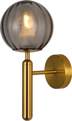 Attēls no Kinkiet Italux Kinkiet cienny do salonu nowoczesny Italux Ravena WL-2324-1 BRO+SG