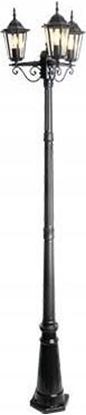 Picture of Kinkiet LVT Lvt Victoria 8406 lampa stojca ogrodowa IP44 3x60W E27 czarna