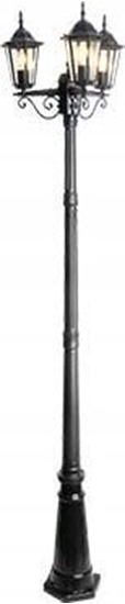 Picture of Kinkiet LVT Lvt Victoria 8406 lampa stojca ogrodowa IP44 3x60W E27 czarna