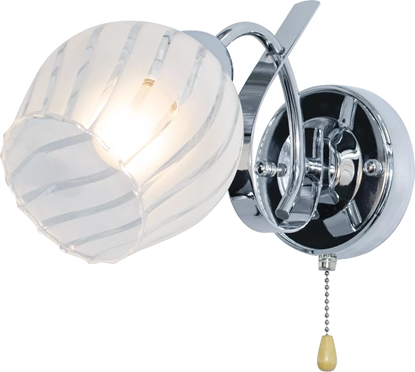 Picture of Kinkiet Mdeco Szklana lampa cienna ELM7138/1 8C kinkiet do sypialni chrom