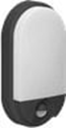 Picture of Kinkiet Orno NEFRYT LED 10W, oprawa ogrodowa z czujnikiem ruchu, 800lm, IP54, 4000K, czarna,AD-OP-6110BLPMR4