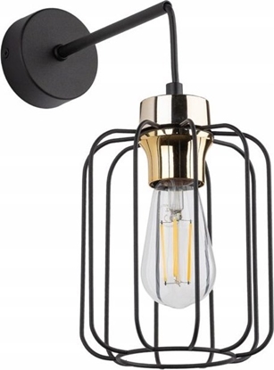 Picture of Kinkiet TK Lighting Tk Lighting Galaxy 4742 kinkiet lampa cienna 1x15W E27 czarny/zoty